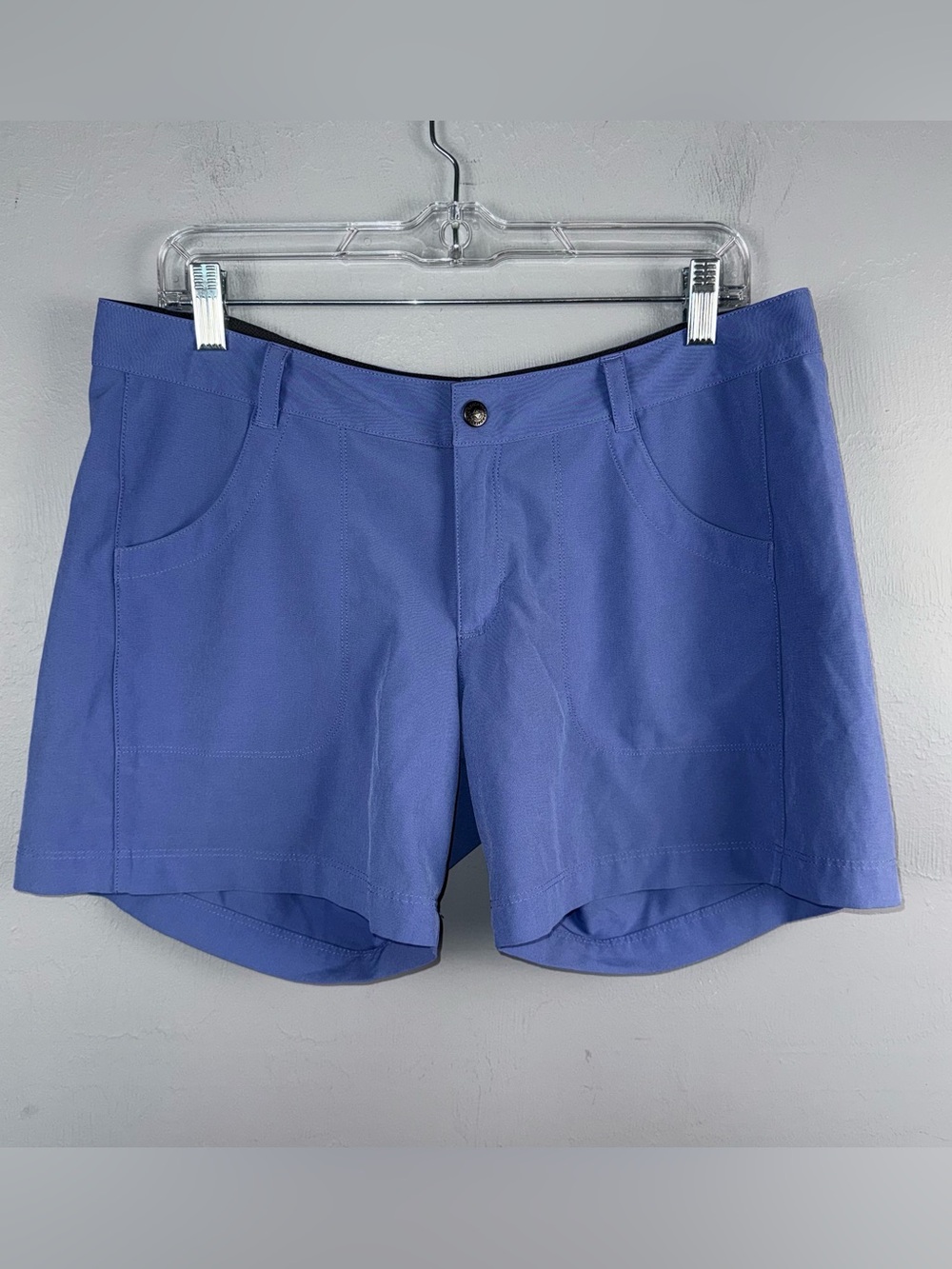 Patagonia W's Happy Hike Shorts Women's Size 12 Violet Blue‎ Casual